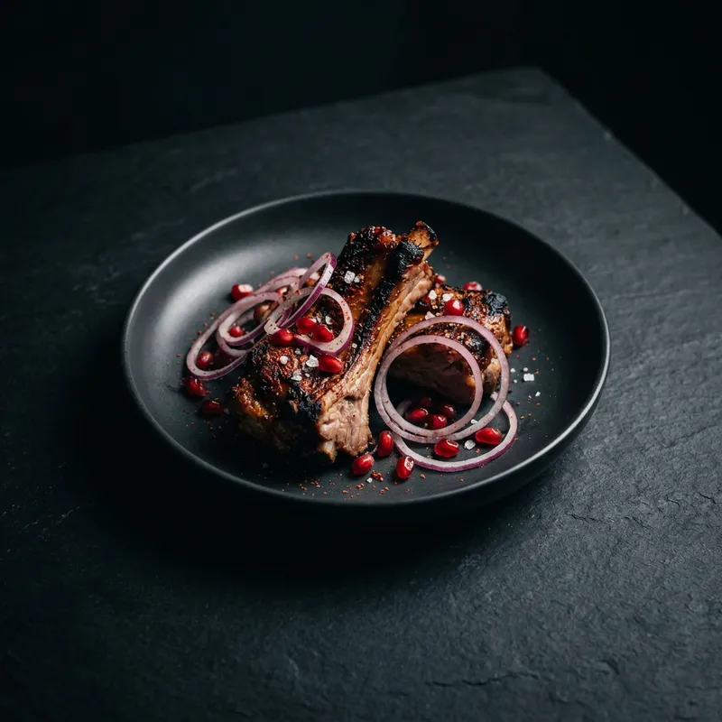 ღორის ნეკნის მწვადი