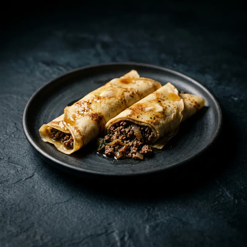 ბლინები ხორცით